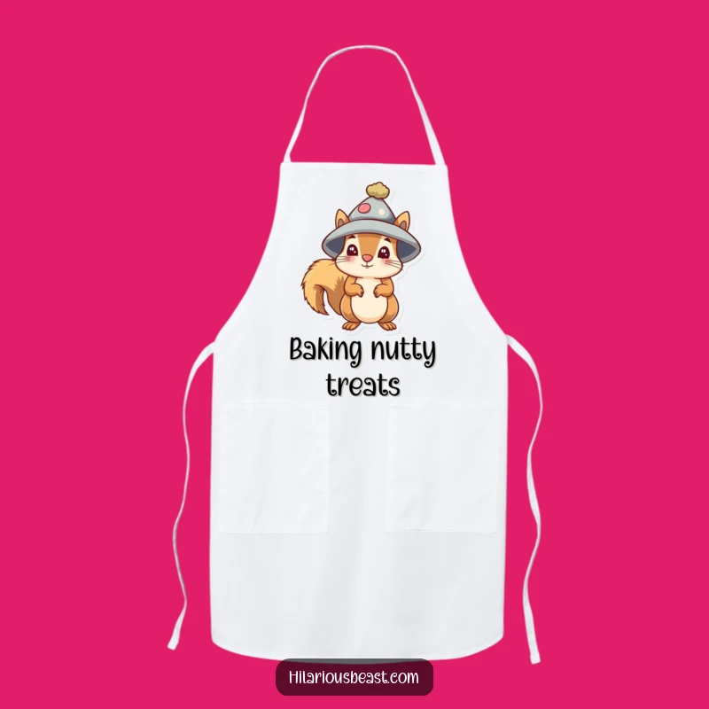 Funny Squirrel Bewildered Apron: Add Whimsy to Your Kitchen