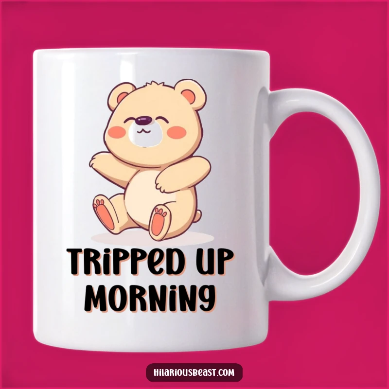 Funny Bear Cub Mug: Clumsy Animal Giggles Make a Perfect Funny Gift