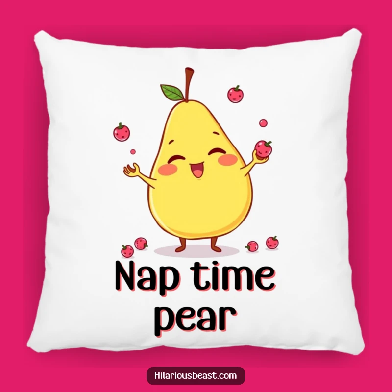 Funny Pear Juggling Pillow: Comfort Meets Fruity Fun