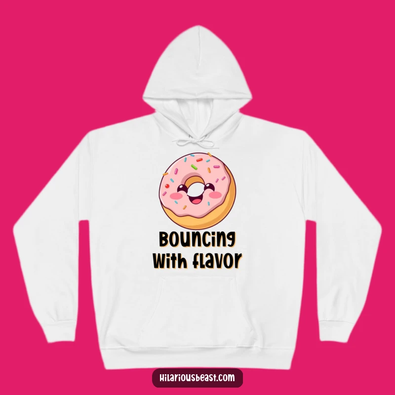 Funny Donut Joy Hoodie: Cozy Up in Deliciously Cheerful Style