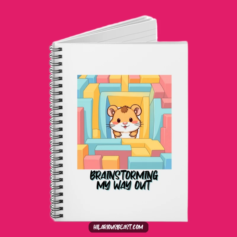 Funny Hamster Maze Notebook: Capture Your Adventures and Ideas
