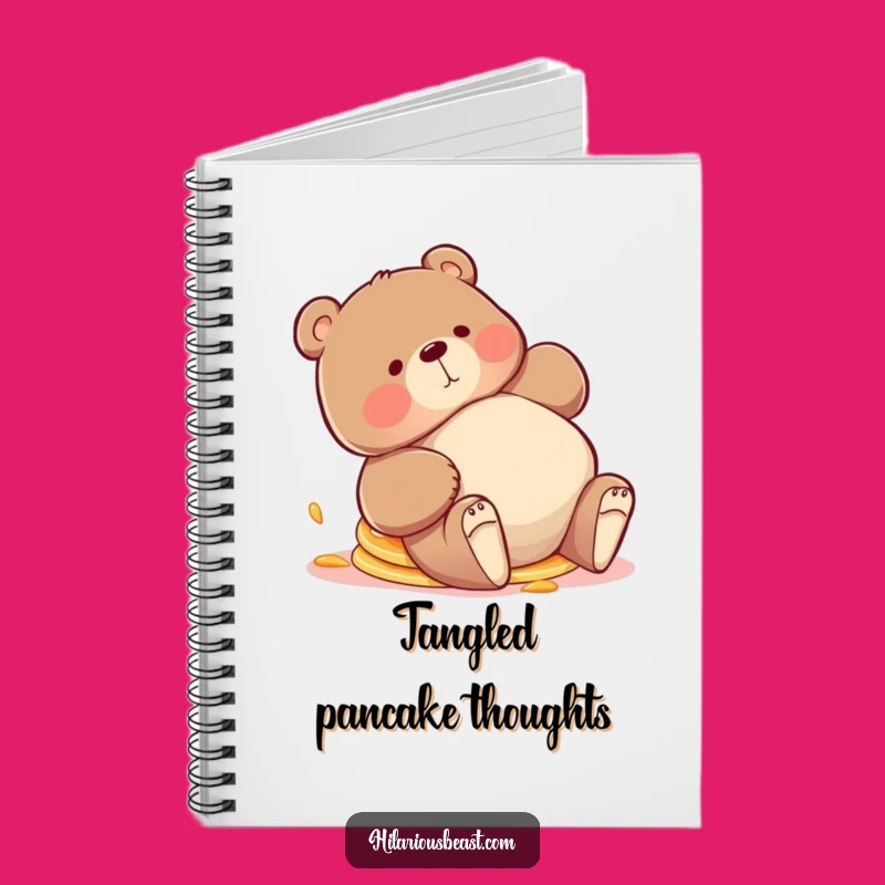 Funny Bear Pancakes Notebook - Hilarious Journal Pages for Breakfast Ideas