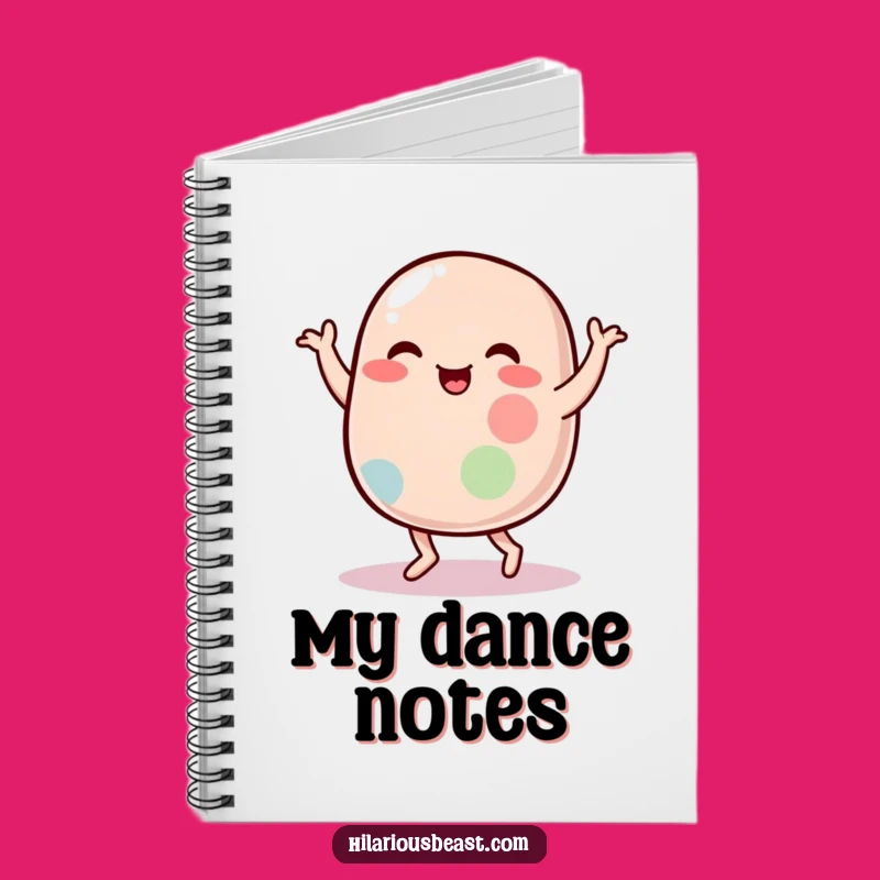 Funny Jelly Bean Dance Notebook: Jot Down Laughs and Ideas Hilariously