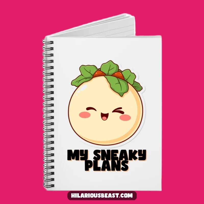 Funny Taco Wink Notebook: Jot Down Ideas with Mischievous Flair