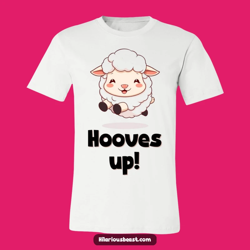 Funny Sheep T-Shirt: Wear a Fluffy Friend's Silly Grin with Pride!