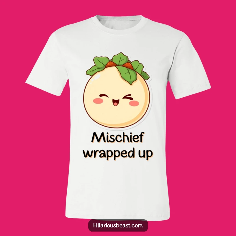 Funny Taco Wink T-Shirt: Wear Your Playful Side with Flavor