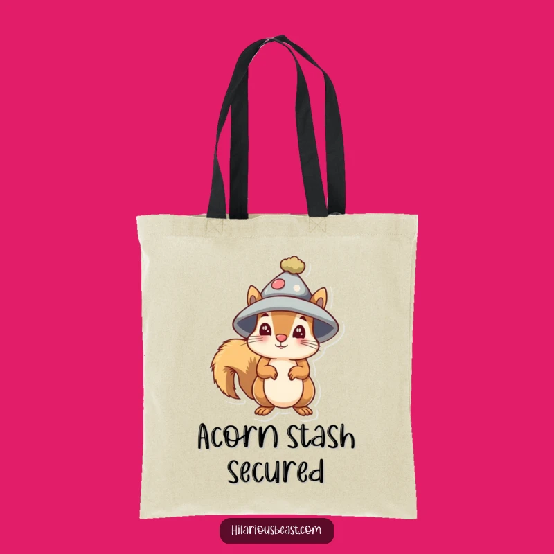 Funny Squirrel Bewildered Tote Bag: Carry Your Confusion Charmingly